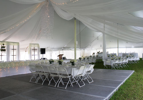 Wedding Tent reception
